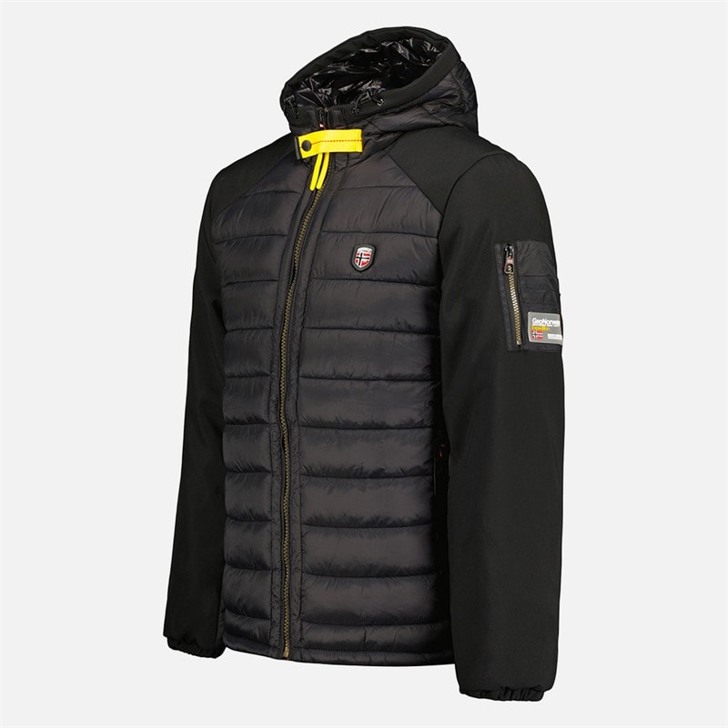 Geographical Norway parka kurtka dla niego kolor Czarny – zdjęcie  4