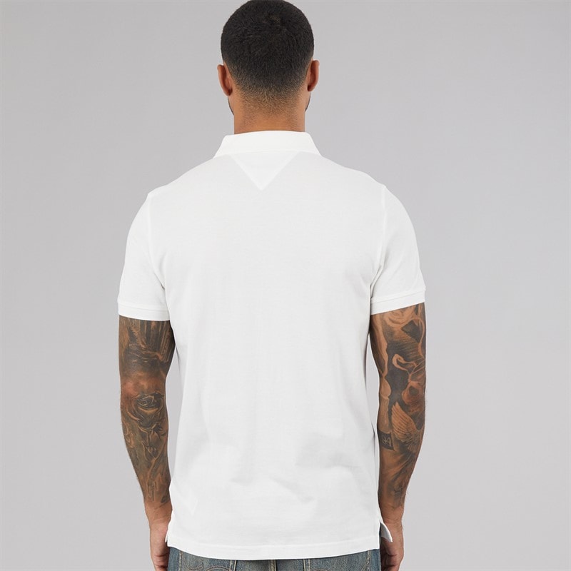 Tommy Jeans Herren Poloshirt mit Knopfleiste Ecru - Bild 2