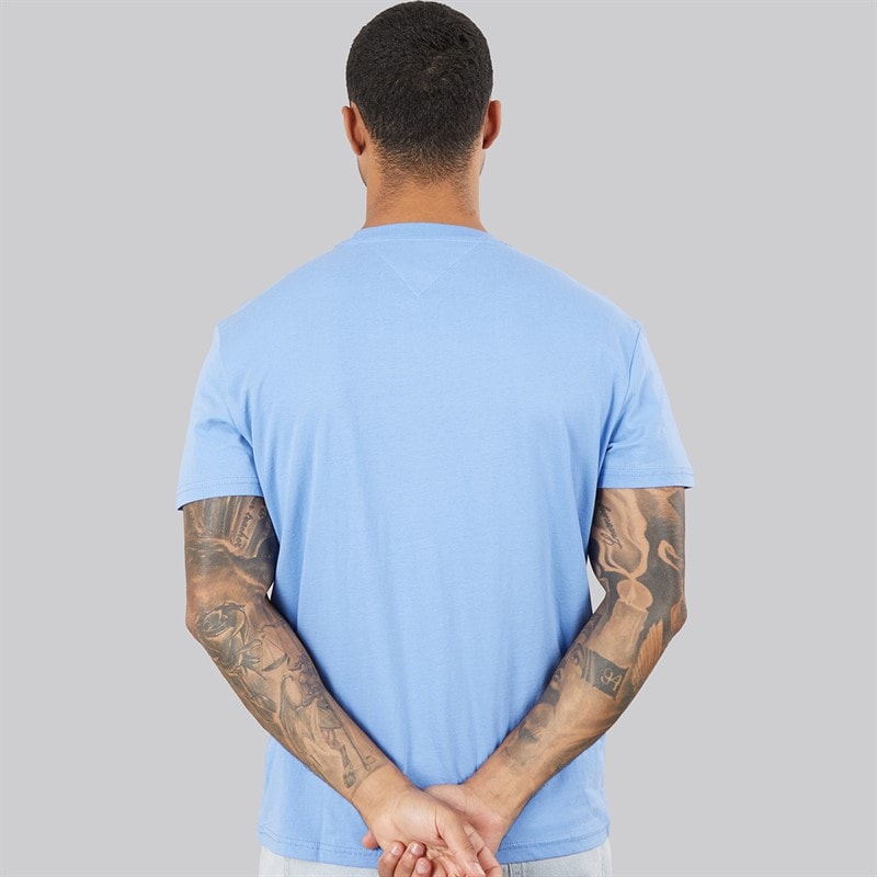 Tommy Jeans T-shirt z z logo dla niego kolor Blue Twilight – zdjęcie  2