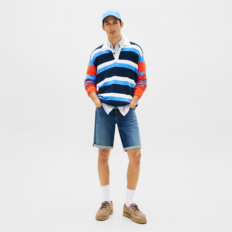 Tommy Jeans Shorts en jean délavé Ronnie Homme coupe ajustée Denim Dark - Image 2