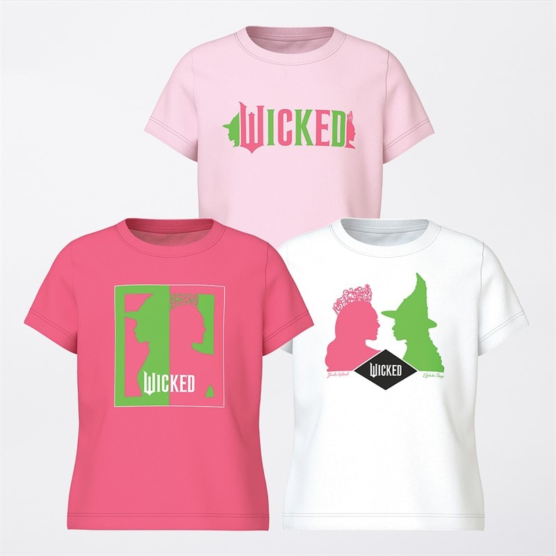 Wicked Meisjes Kymin Drie Pak T-Shirts Camilla / Bright wit / Ballerina - Afbeelding 1