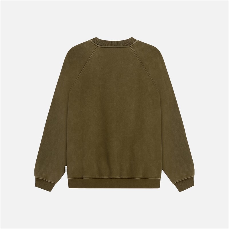 Woodbird Zhang Dye Sweatshirt Dark Brown - Bild 2