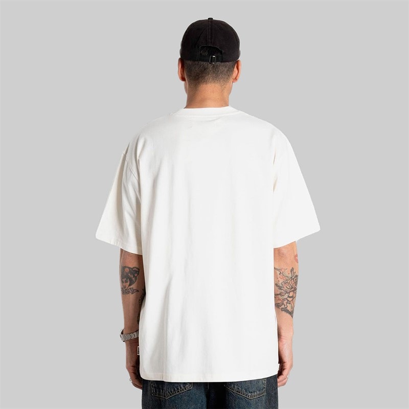 Woodbird Heren Baine Sumo T-shirt Off White - Afbeelding 2
