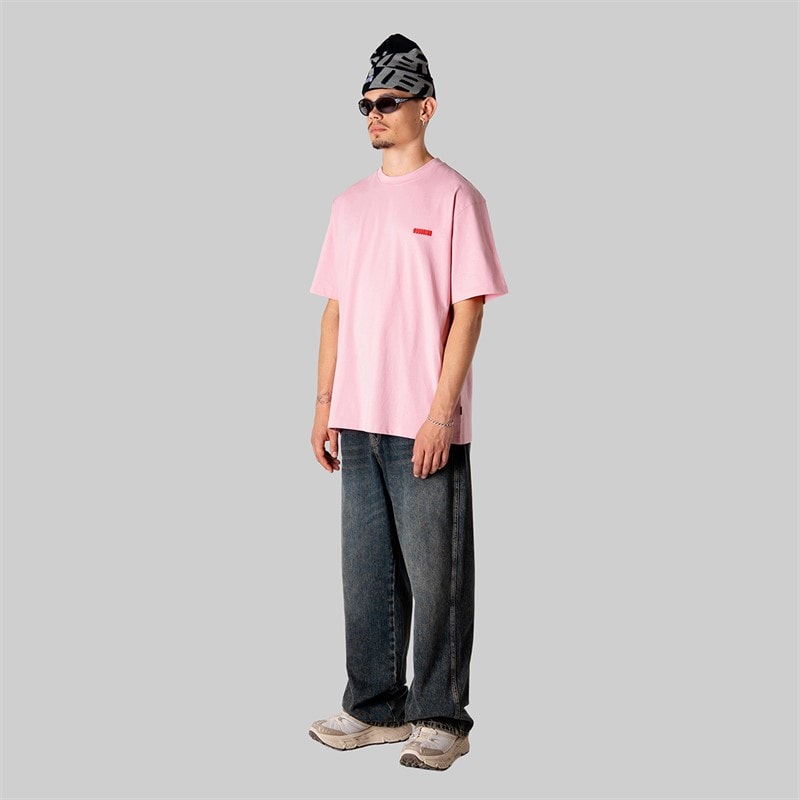 Woodbird Herren Baine Founded T Shirt Dusty Rose - Bild 3