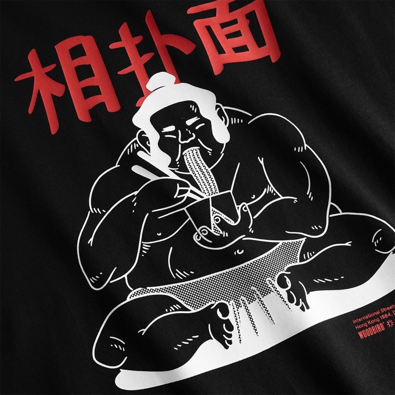 Woodbird T-shirt Sumo Homme Noir - Image 3