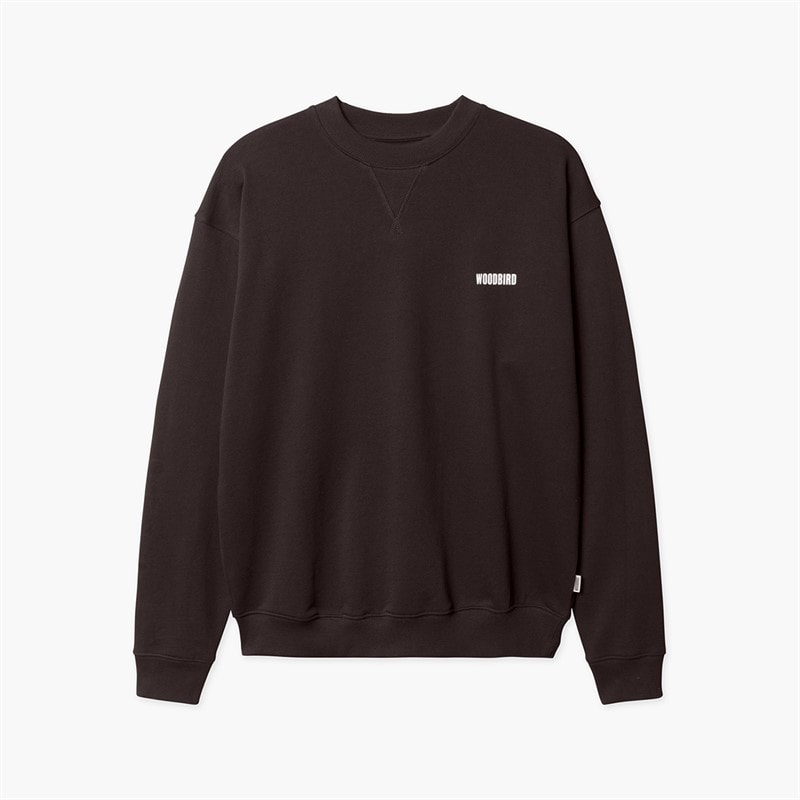 Woodbird Heren Cane HKDK Sweatshirt Bruin - Afbeelding 2