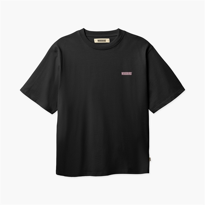 Woodbird Herren Baine Dim Sum T Shirt Schwarz - Bild 2