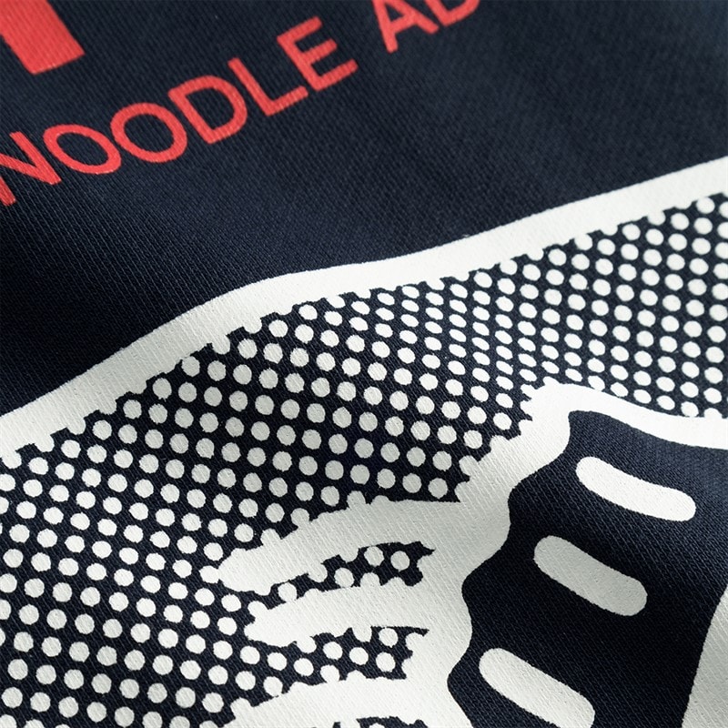 Woodbird Heren Cane Bowl Ronde Hals Sweatshirt Dark Navy - Afbeelding 3