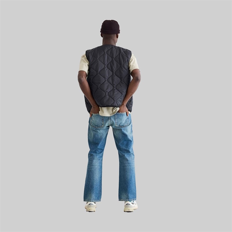 Woodbird Heren Trais Gewatteerd Vest Zwart - Afbeelding 2
