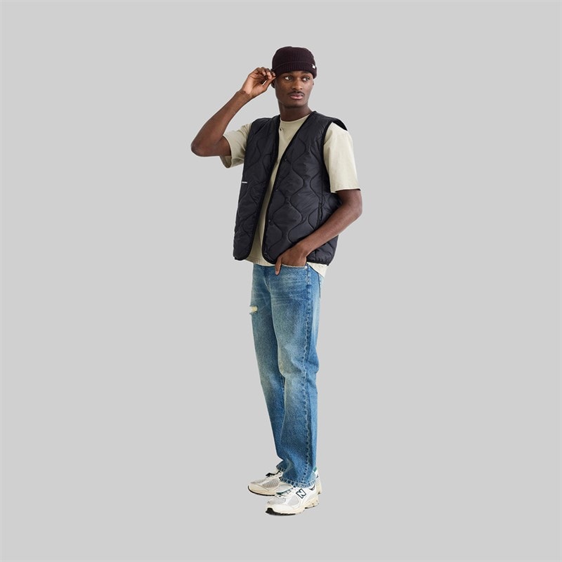 Woodbird Heren Trais Gewatteerd Vest Zwart - Afbeelding 3