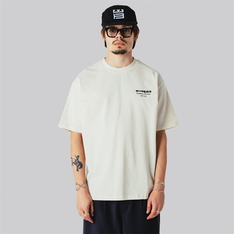 Woodbird Heren Baine Wok T-shirt Off White - Afbeelding 2