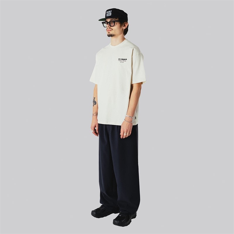 Woodbird Heren Baine Wok T-shirt Off White - Afbeelding 3