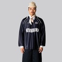 Woodbird Heren Taka Lange Mouw Poloshirt Zwart