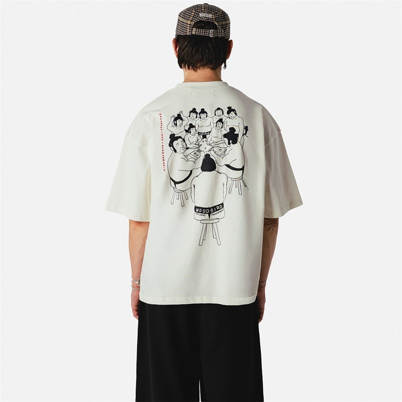Woodbird T-shirt Homme Beam Suma Off White
