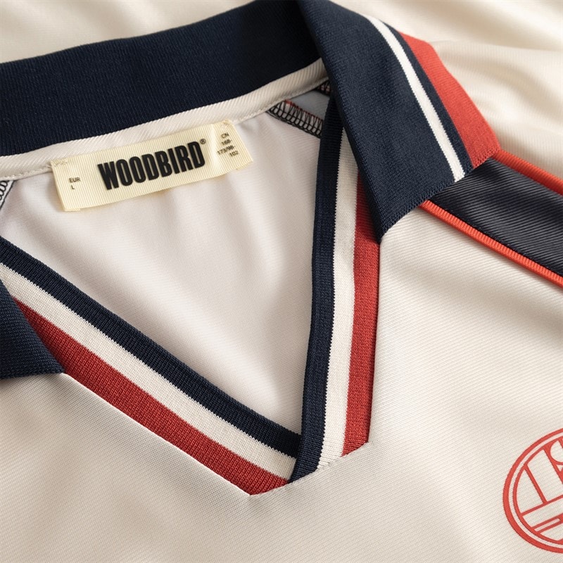 Woodbird Polo à manches courtes Taka Homme Off White - Image 5