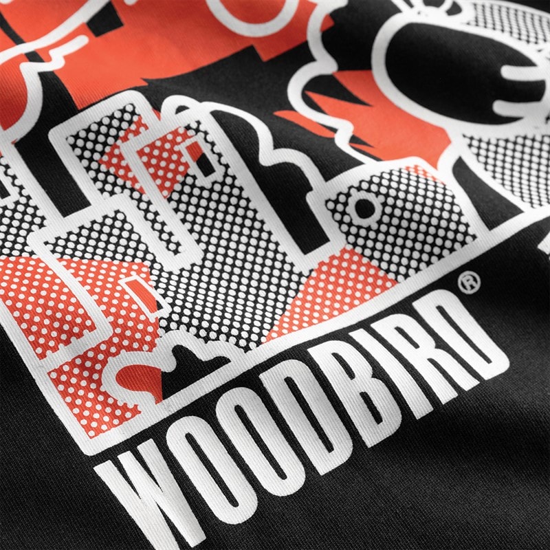 Woodbird Baine Zilla T-shirt dla niego kolor Czarny – zdjęcie  4