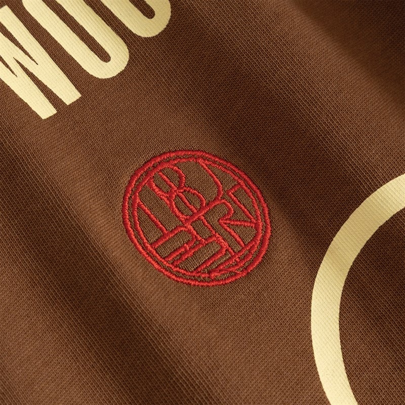 Woodbird T-shirt Homme Rayon Lion Mid Brown - Image 4