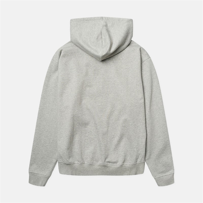 Woodbird Herren Fuji Base Zip Hoodie Light Grey Melange - Bild 2