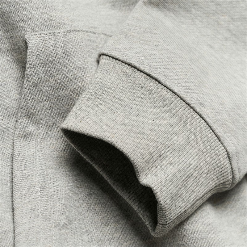 Woodbird Herren Fuji Base Zip Hoodie Light Grey Melange - Bild 4