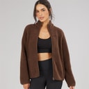 JJ REBEL Femme Polaire Mary Chocolate Brown