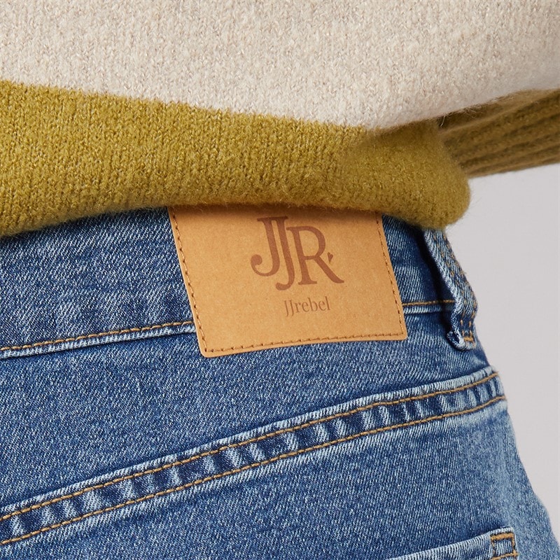 JJ REBEL dla niej jeansy Kylie Mom Fit 635 kolor Średni niebieski – zdjęcie  3