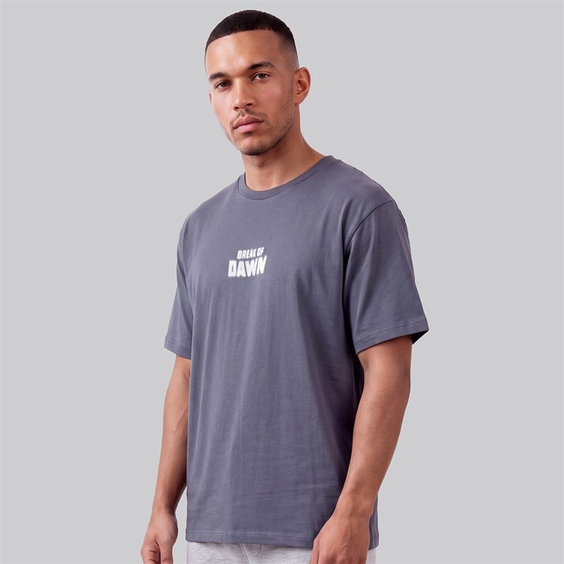 JJ REBEL Herren Riley T Shirt Folkstone Grau - Bild 1