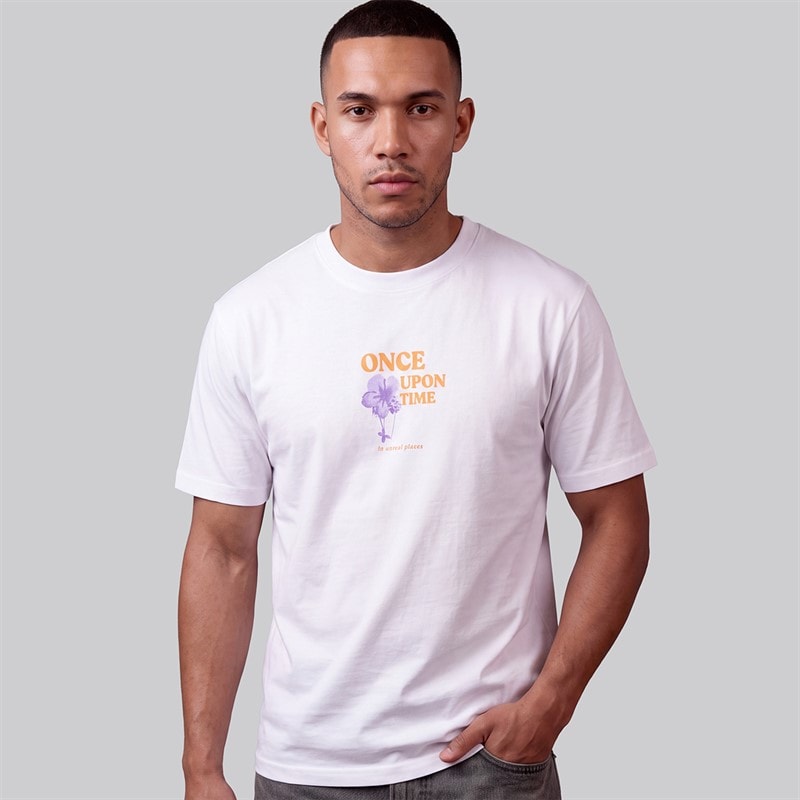 JJ REBEL Herren Riley T Shirt Weiß - Bild 2