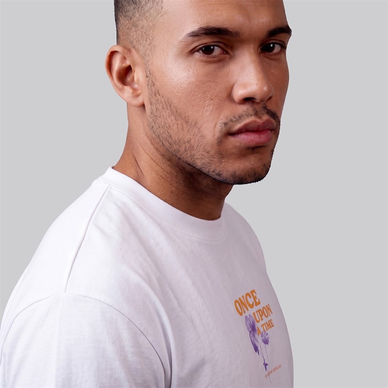 JJ REBEL Herren Riley T Shirt Weiß - Bild 3