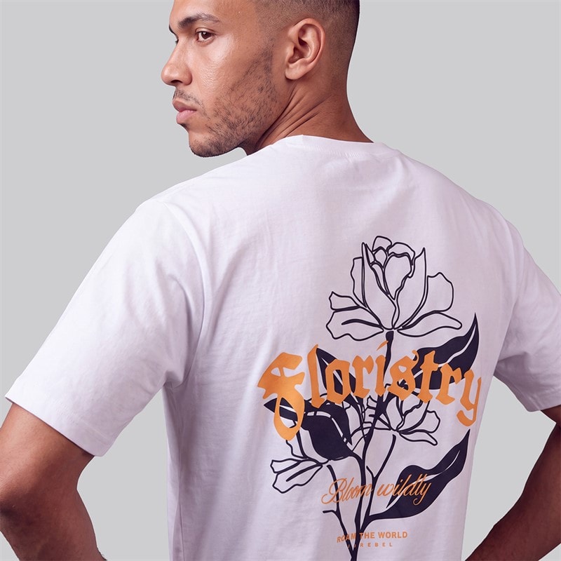 JJ REBEL Herren Simon T Shirt Weiß - Bild 3