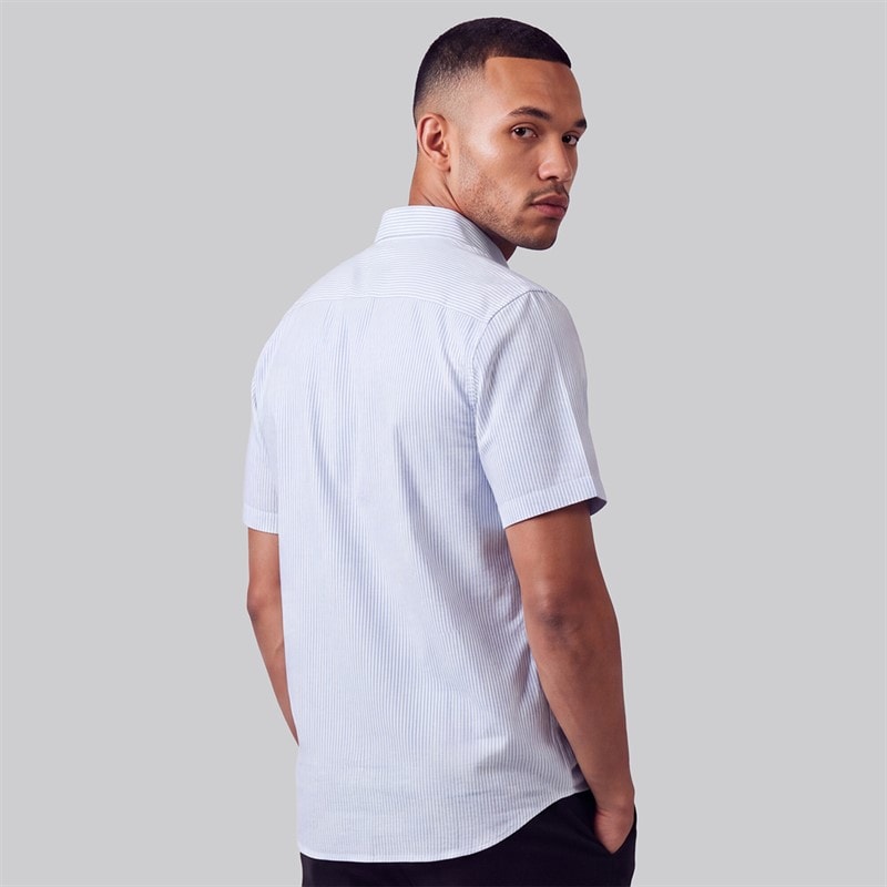 JJ REBEL Chemise Manches Courtes Oscar Homme Infinity Blanc - Image 2