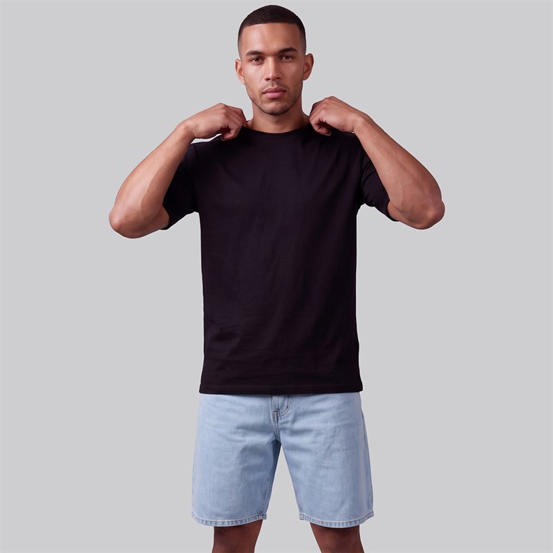JJ REBEL Heren Simon T shirt Zwart - Afbeelding 3