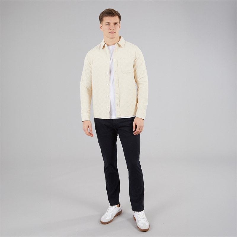 C.R.C. Herren Mosh Hemd mit Struktur Off White Offwhite - Bild 4