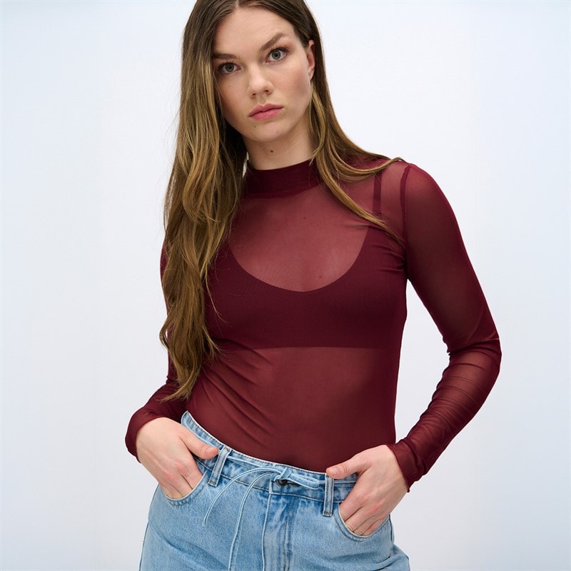 Moves Dames Filana blouse met lange mouwen 1624 Sassafras