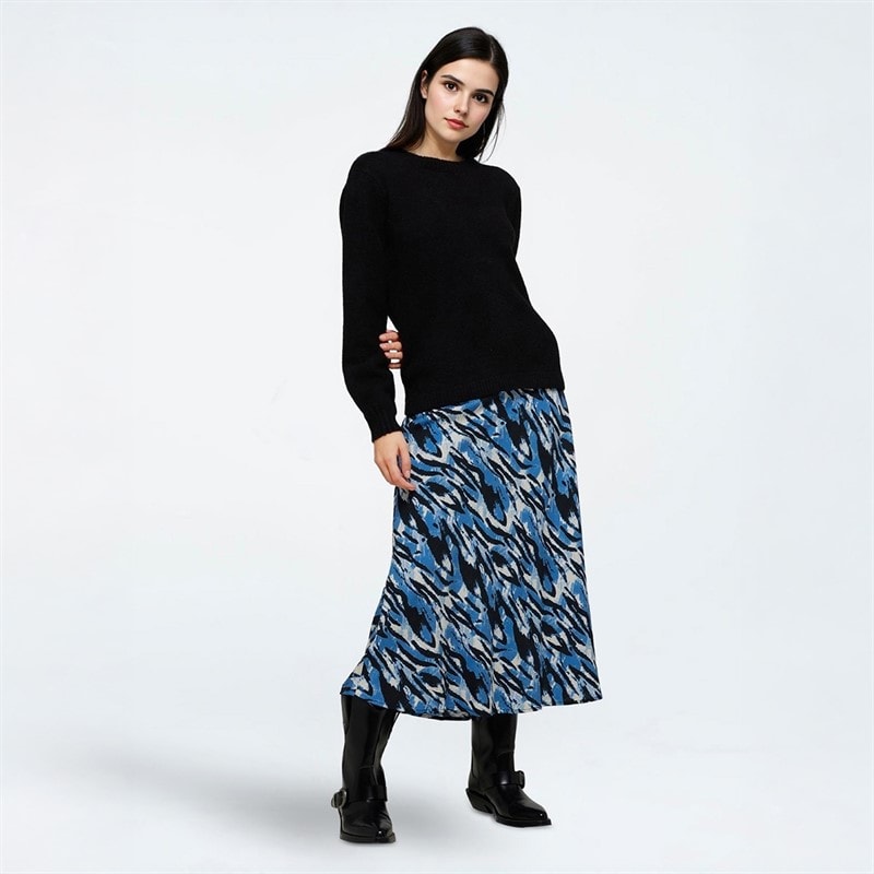 Moves Asla sweter dla niej kolor 999 Black – zdjęcie  3