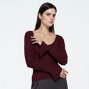 Moves Dames Twusti Trui 1624 Sassafras