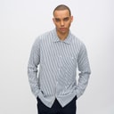 Minimum Heren Francis Lange Mouwen Shirt 3922 Sky Captain