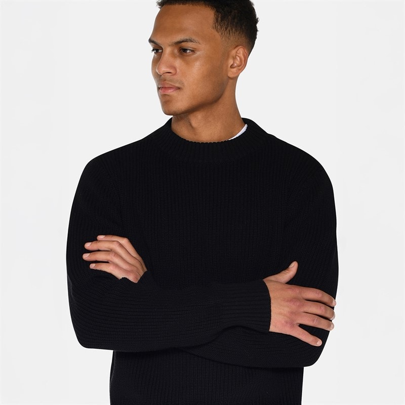 Minimum Heren Rob trui 999 Black - Afbeelding 3