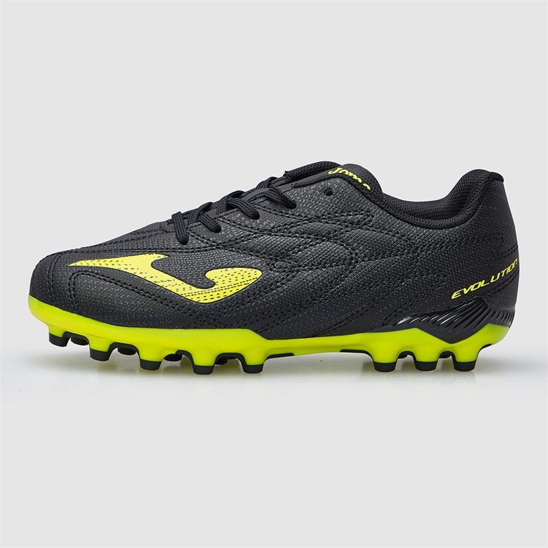 Joma Junior Evolution 25 AG buty piłkarskie na sztuczną trawę dla dzieci kolor Czarny – zdjęcie  2