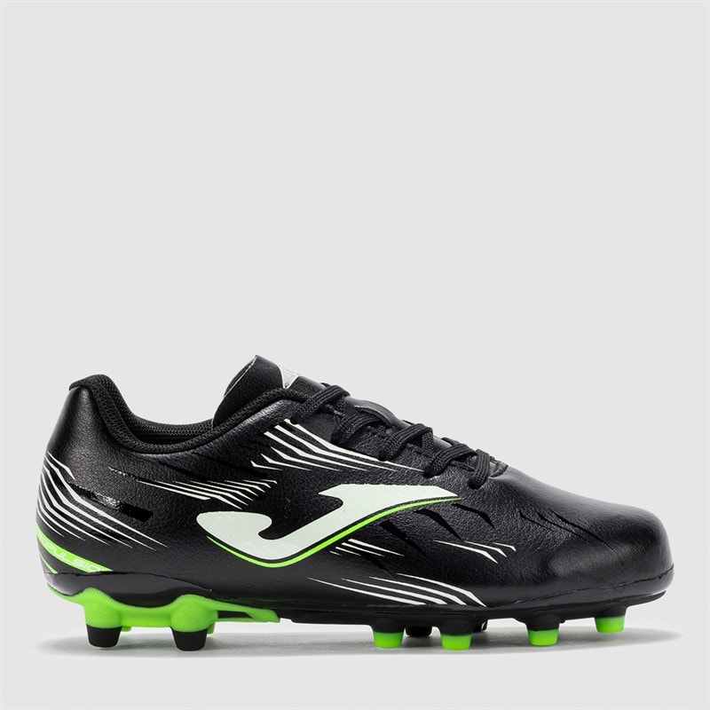 Joma Jongens Propulsion 25 FG Firm Ground Voetbalschoenen Zwart