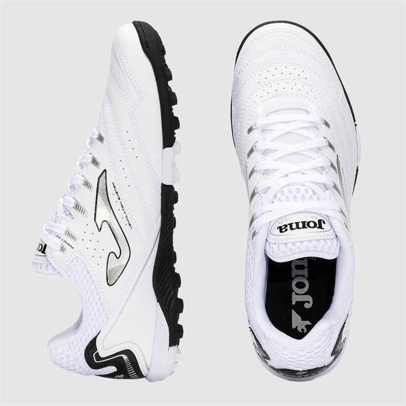 Joma Homme Chaussures de football TF Maxima 25 Astro Turf Blanc - Image 4