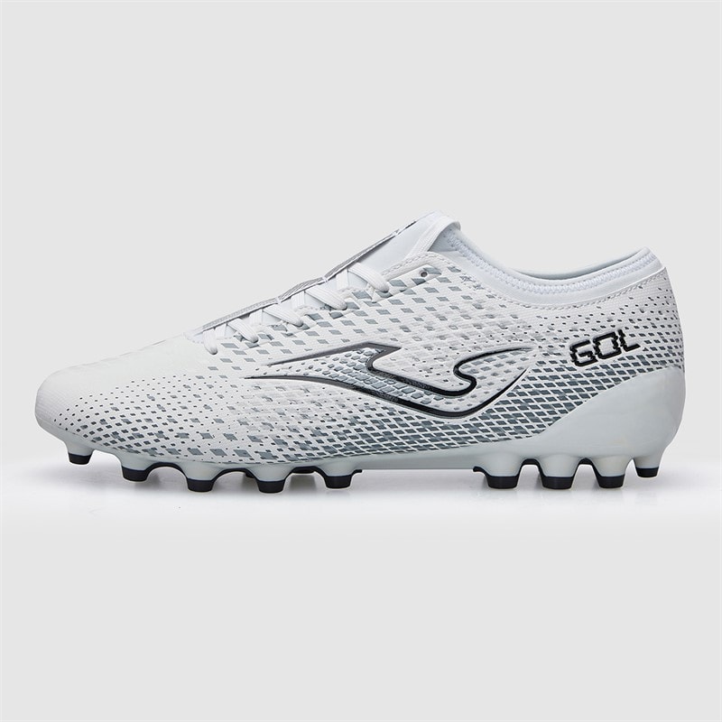 Joma Homme Gol 25 AG Crampons de Football Synthétiques Blanc/Noir - Image 2