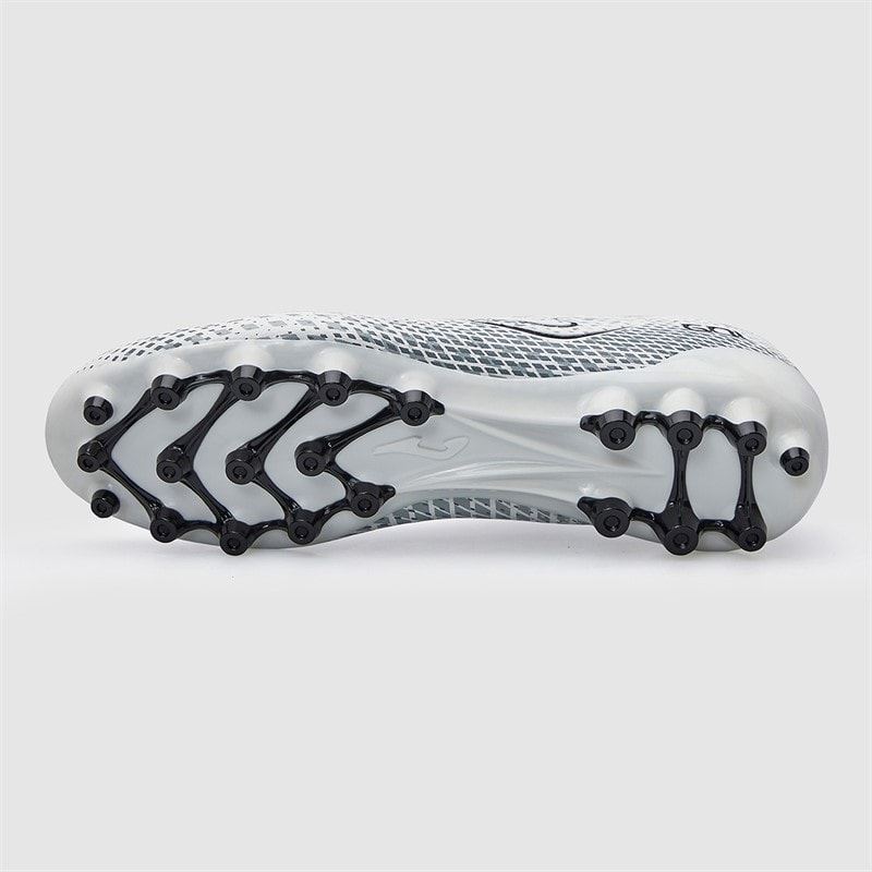 Joma Homme Gol 25 AG Crampons de Football Synthétiques Blanc/Noir - Image 3
