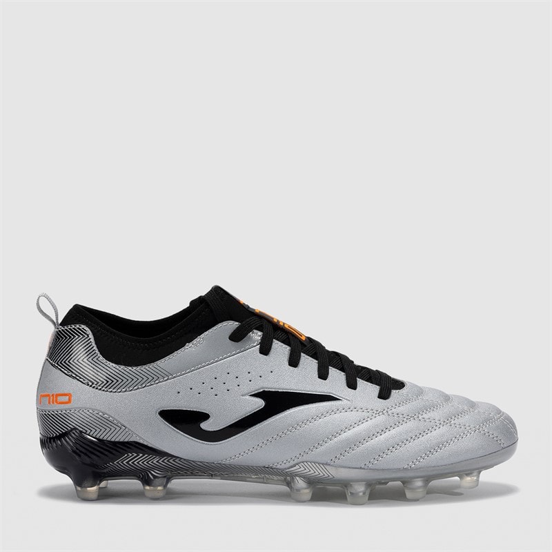Joma Heren Numero-10 25 FG Vaste Grond Voetbalschoenen Grijs/Zwart