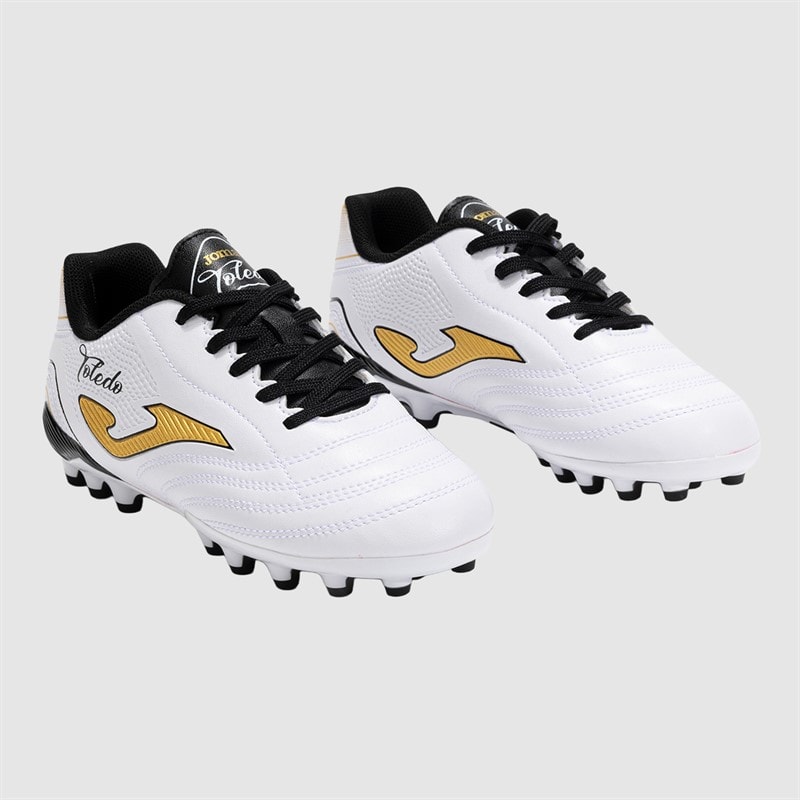 Joma Junior Toledo 25 AG Kunstgras Voetbalschoenen Wit - Afbeelding 5