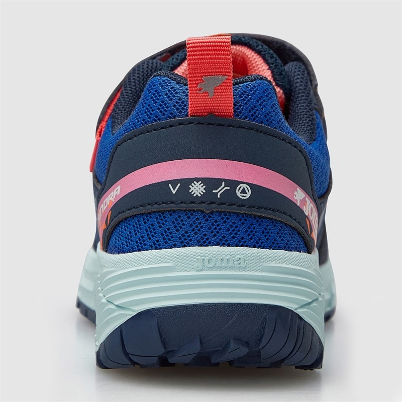 Joma Tundra 25 buty do biegania w terenie dla dzieci kolor Navy/Różowy – zdjęcie  3