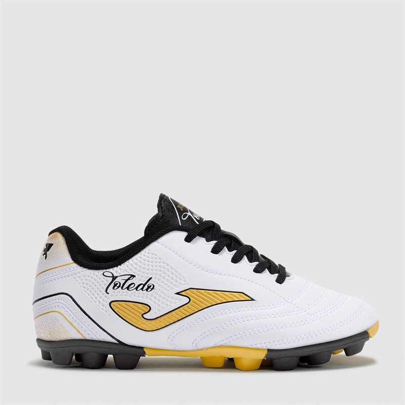 Joma Kinderen Toledo 25 HG Harde Grond Voetbalschoenen Wit - Afbeelding 1