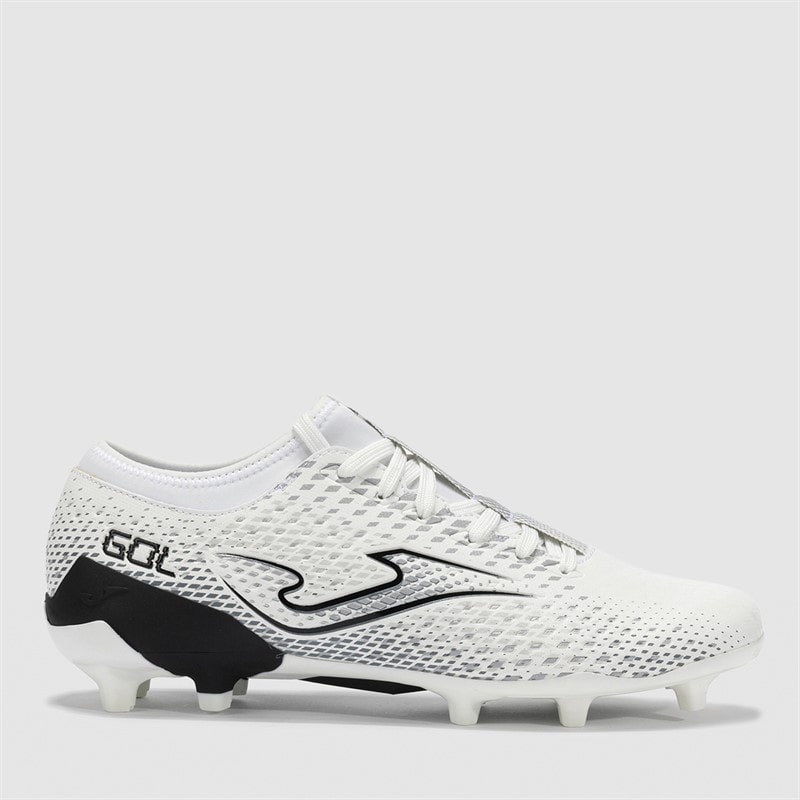 Joma Heren Gol 25 FG Firm Ground Voetbalschoenen Wit/Zwart