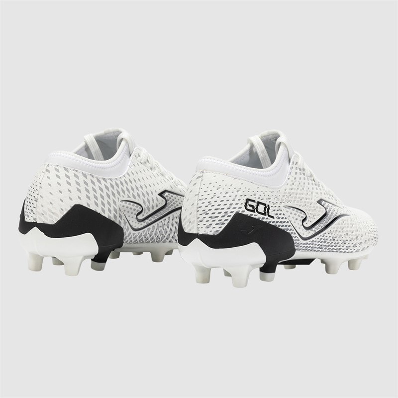Joma Heren Gol 25 FG Firm Ground Voetbalschoenen Wit/Zwart - Afbeelding 3