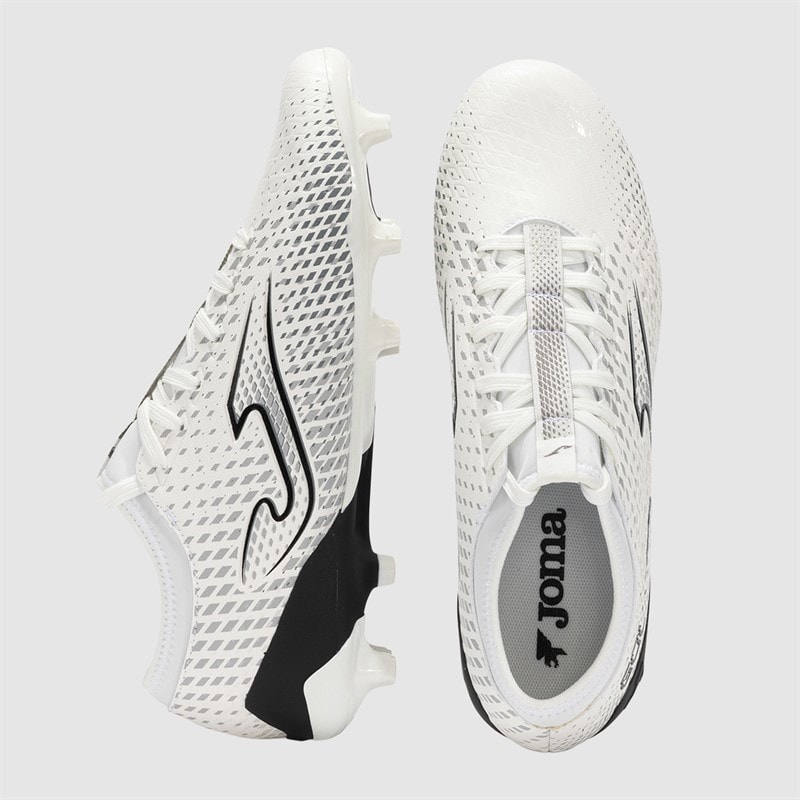 Joma Heren Gol 25 FG Firm Ground Voetbalschoenen Wit/Zwart - Afbeelding 4
