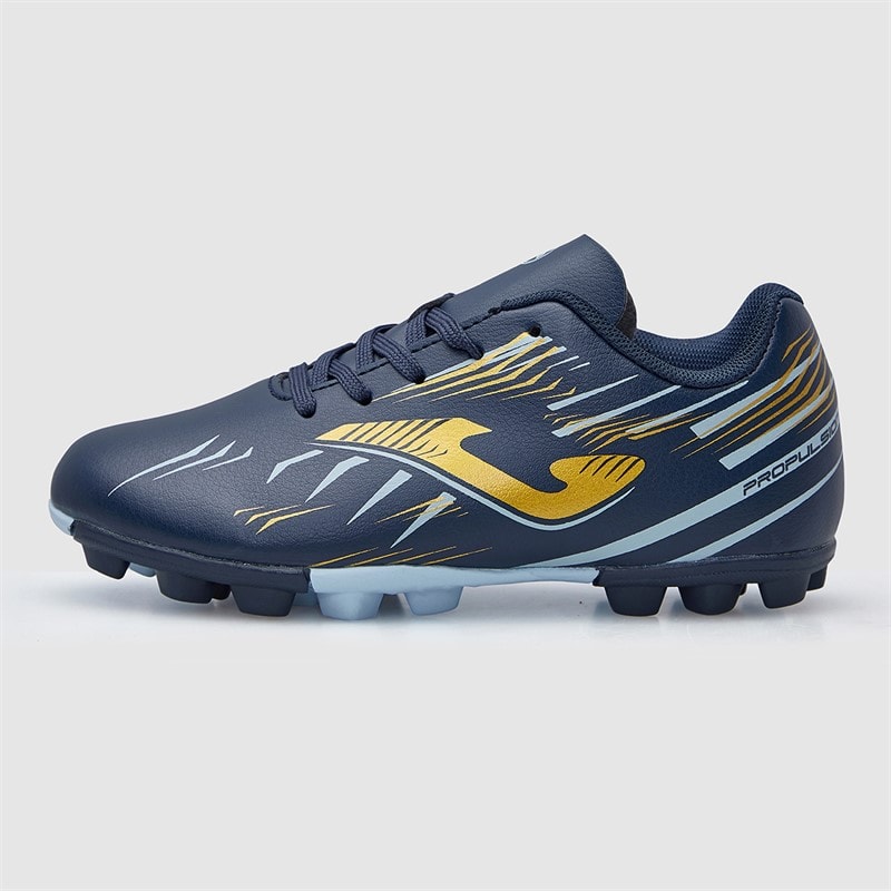 Joma Junior Propulsion 25 HG buty piłkarskie na twardą nawierzchnię dla młodzieży kolor Navy Blue – zdjęcie  2